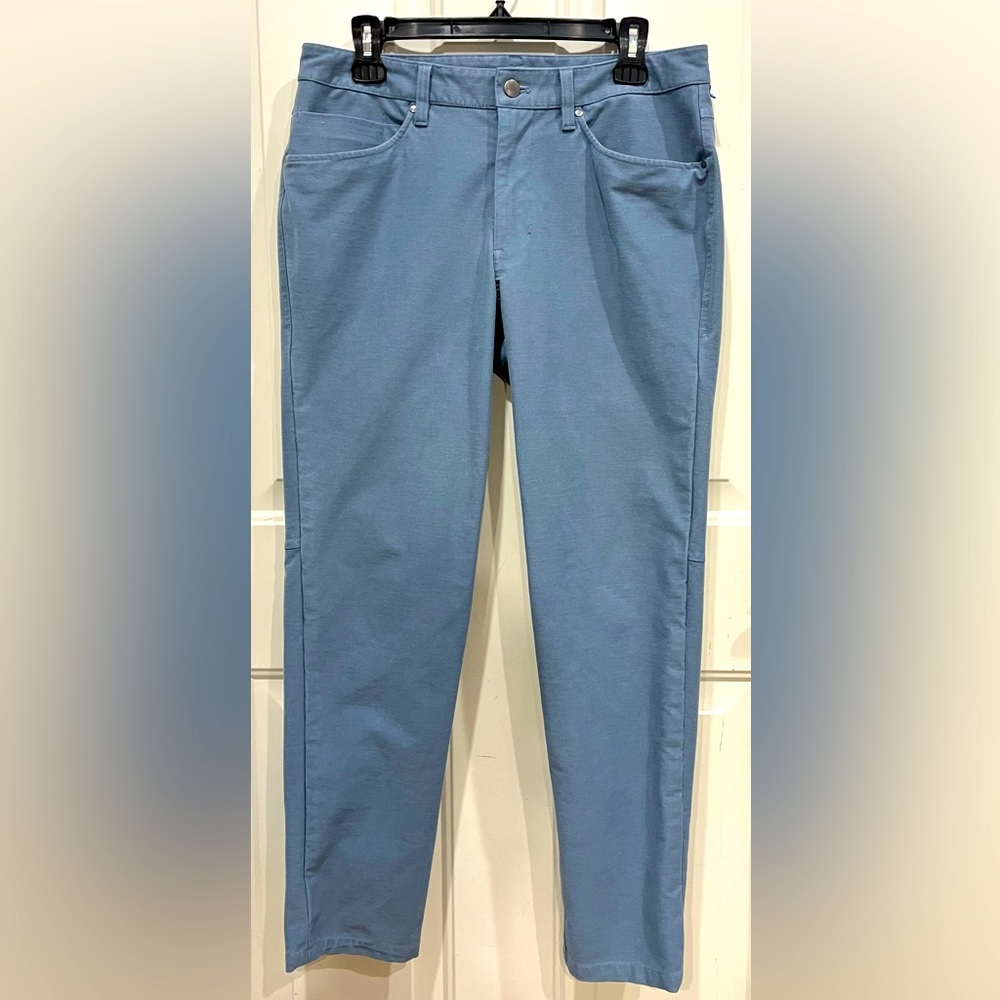 Lululemon ABC Slim-Fit 5 Pocket Pants River Blue Utilitech 31w 29in